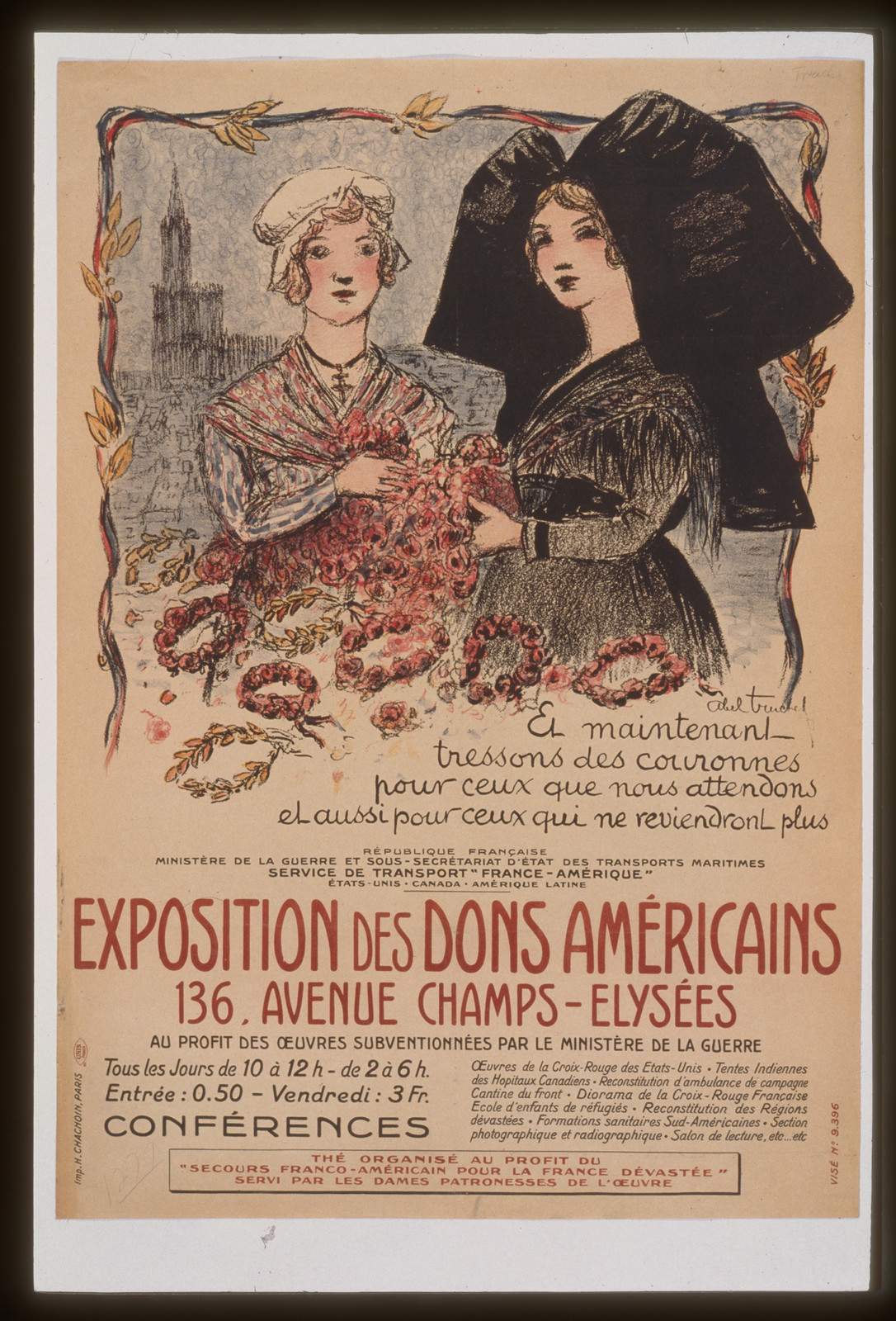 Exposition des dons ame, 1916 — historic image