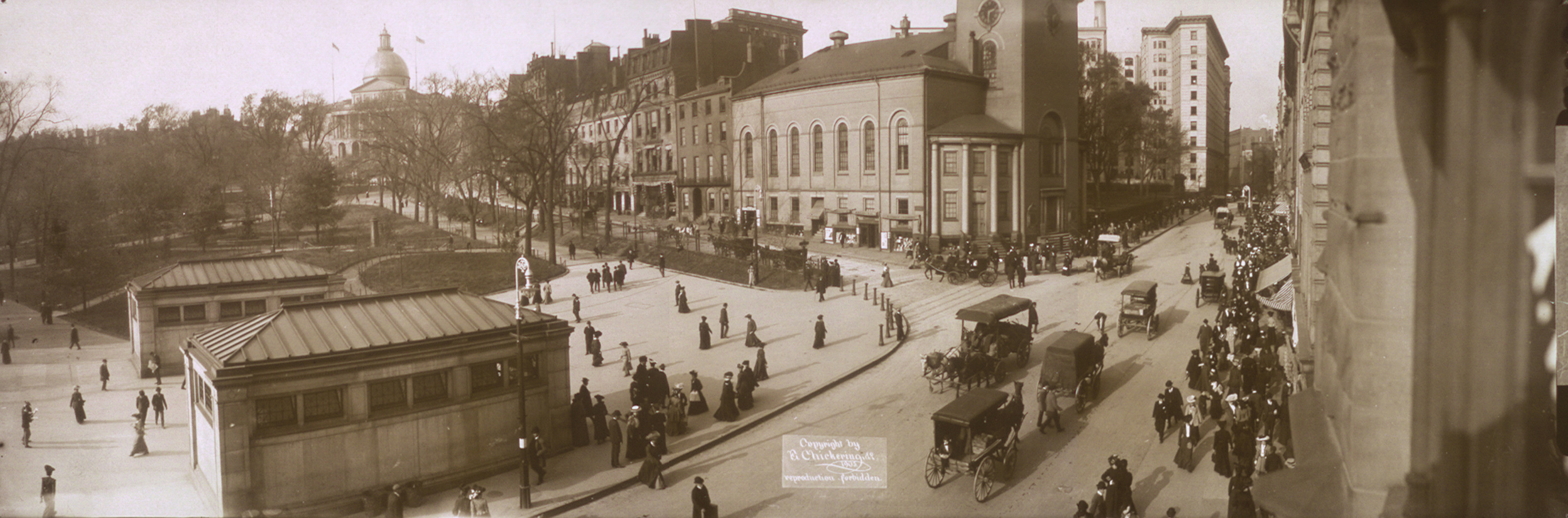 Park St Station Boston, Massachusetts, 1903, 1903 — historic image
