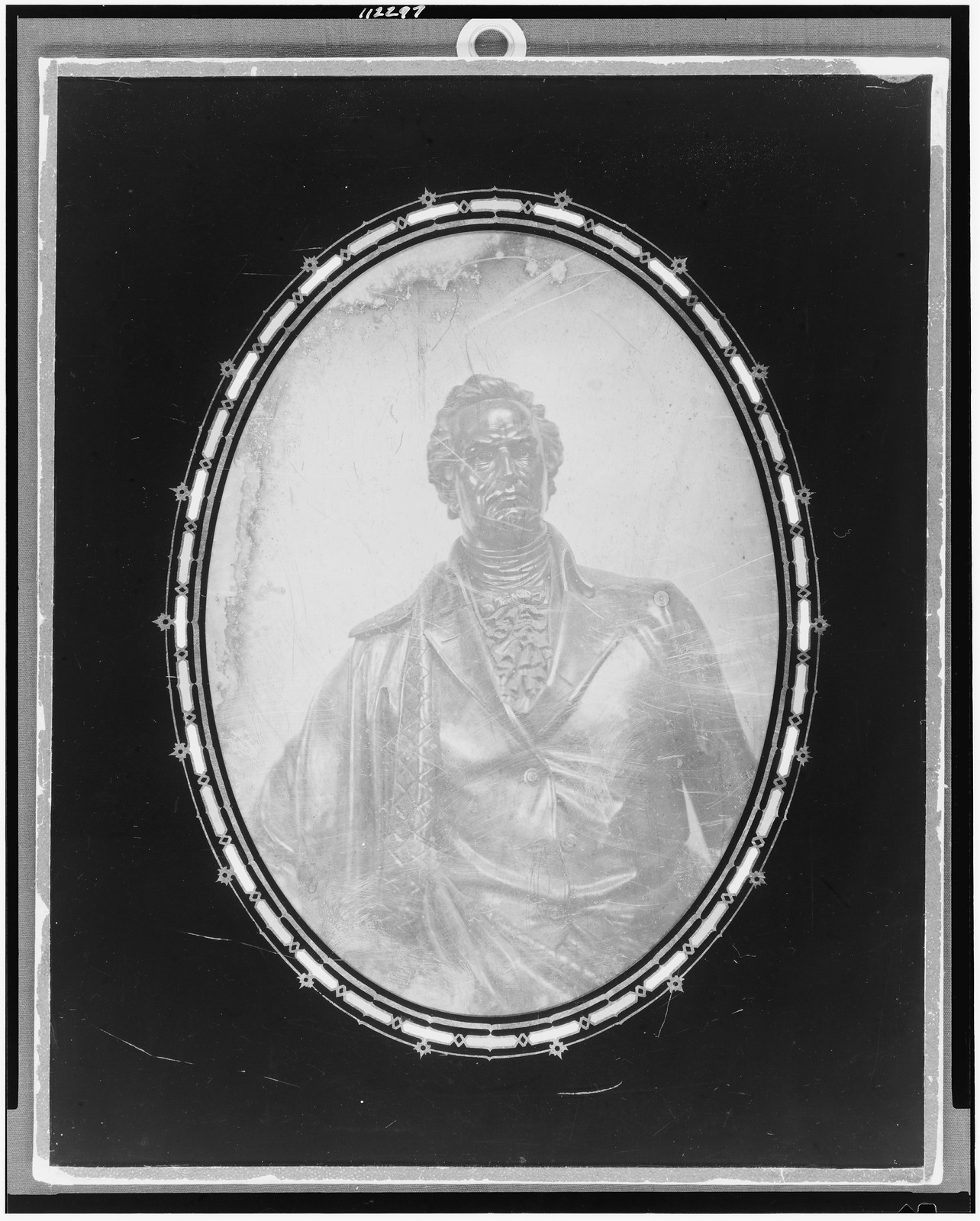 [Statue of DeWitt Clinton by Henry K. Brown], [between 1851 and 1860] — historic photograph