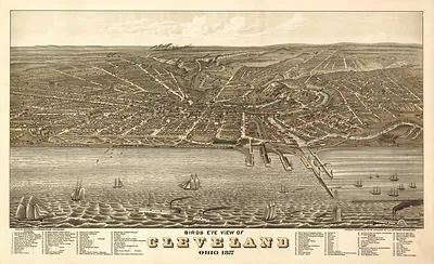 OH Cleveland 1877 MAP