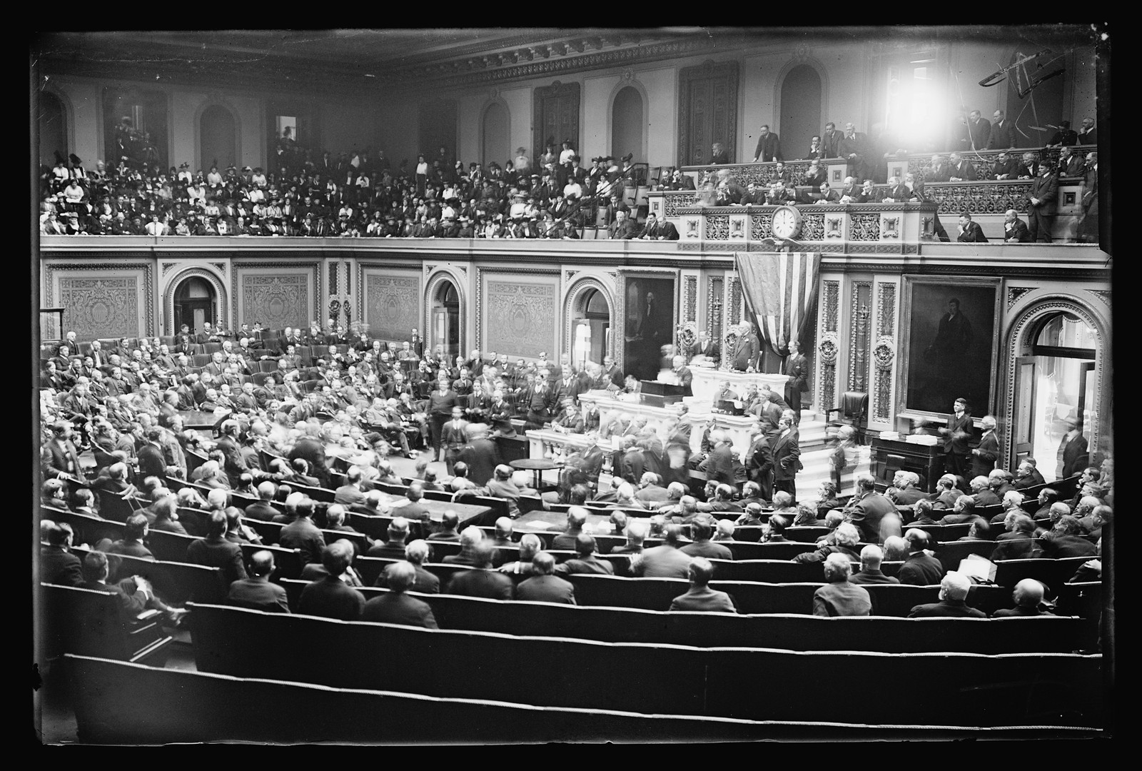 Interior, House of Rep., [Washington, D.C.], [between 1912 and 1930] — historic photograph