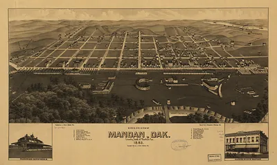 Mandan, Dakota Territory, 1883
