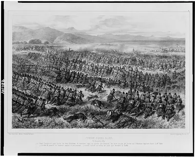 Combat d'Oued-Alleg, 31 Décembre 1839 / Raffet.