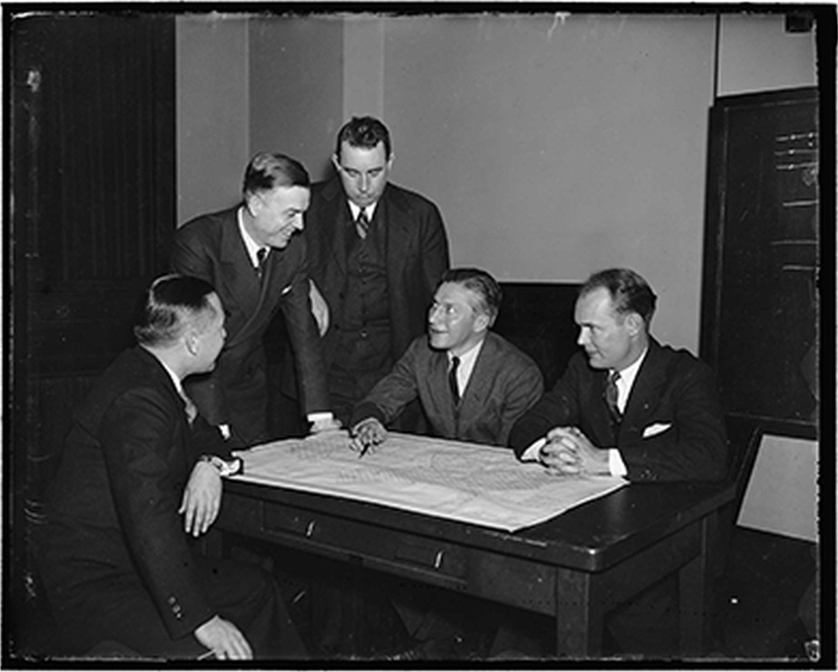 Antique Portrait - Washington DC - Air Safety Conference. Washington, [1938 or 1939] — historic image