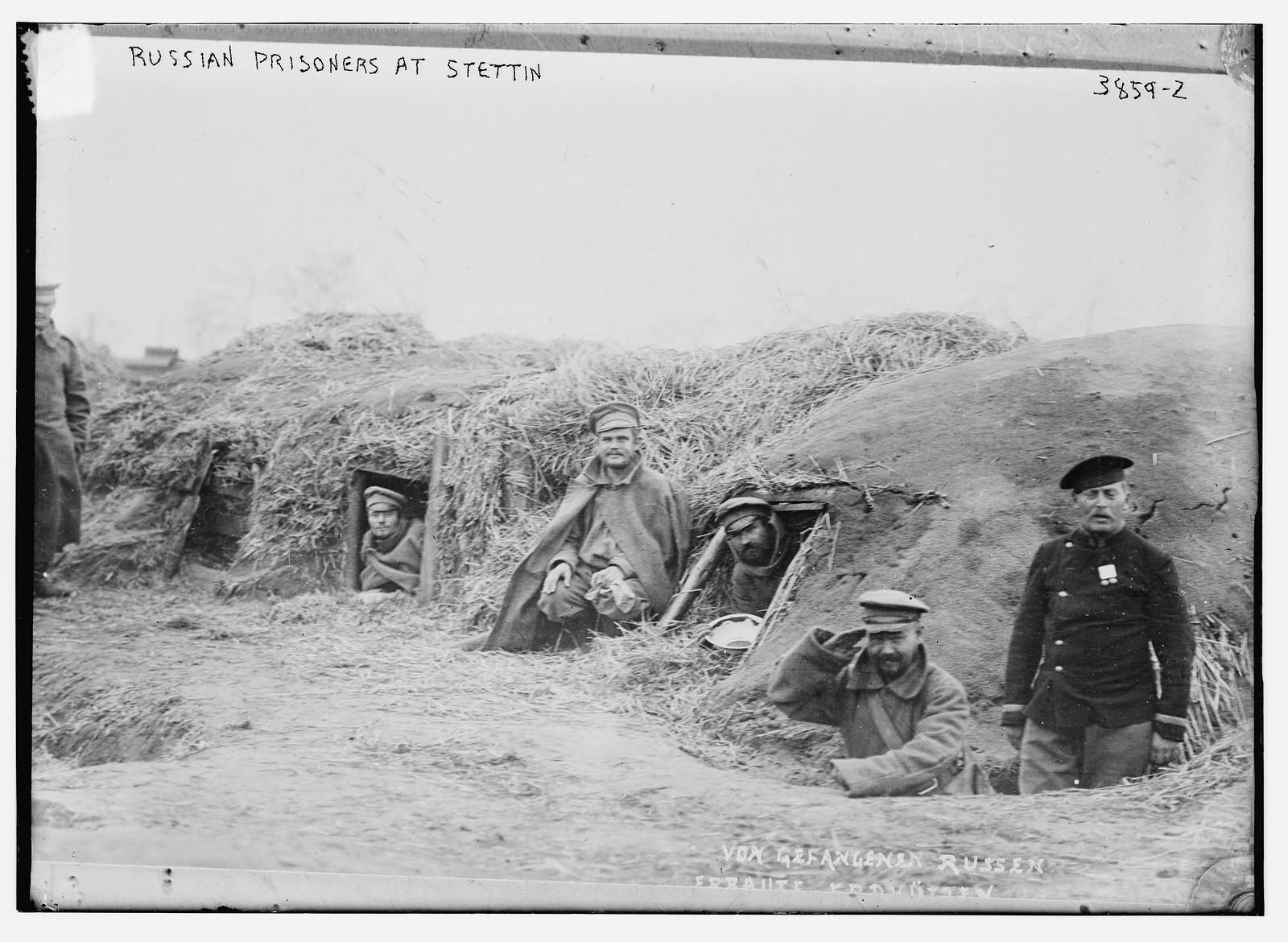 Russian prisoners at Stettin, n/a — historic photograph