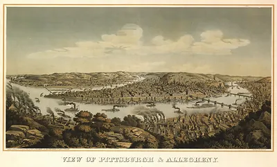 View of Pittsburgh & Allegheny