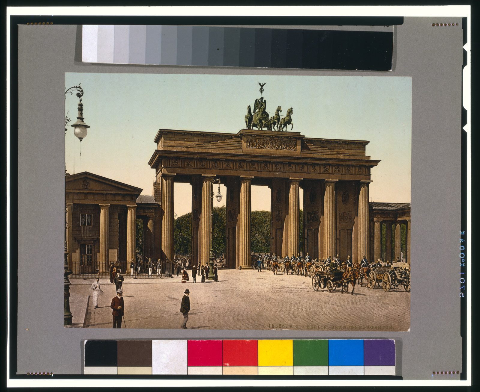 Berlin--Brandenburgertor, [between 1890 and 1900] — historic print