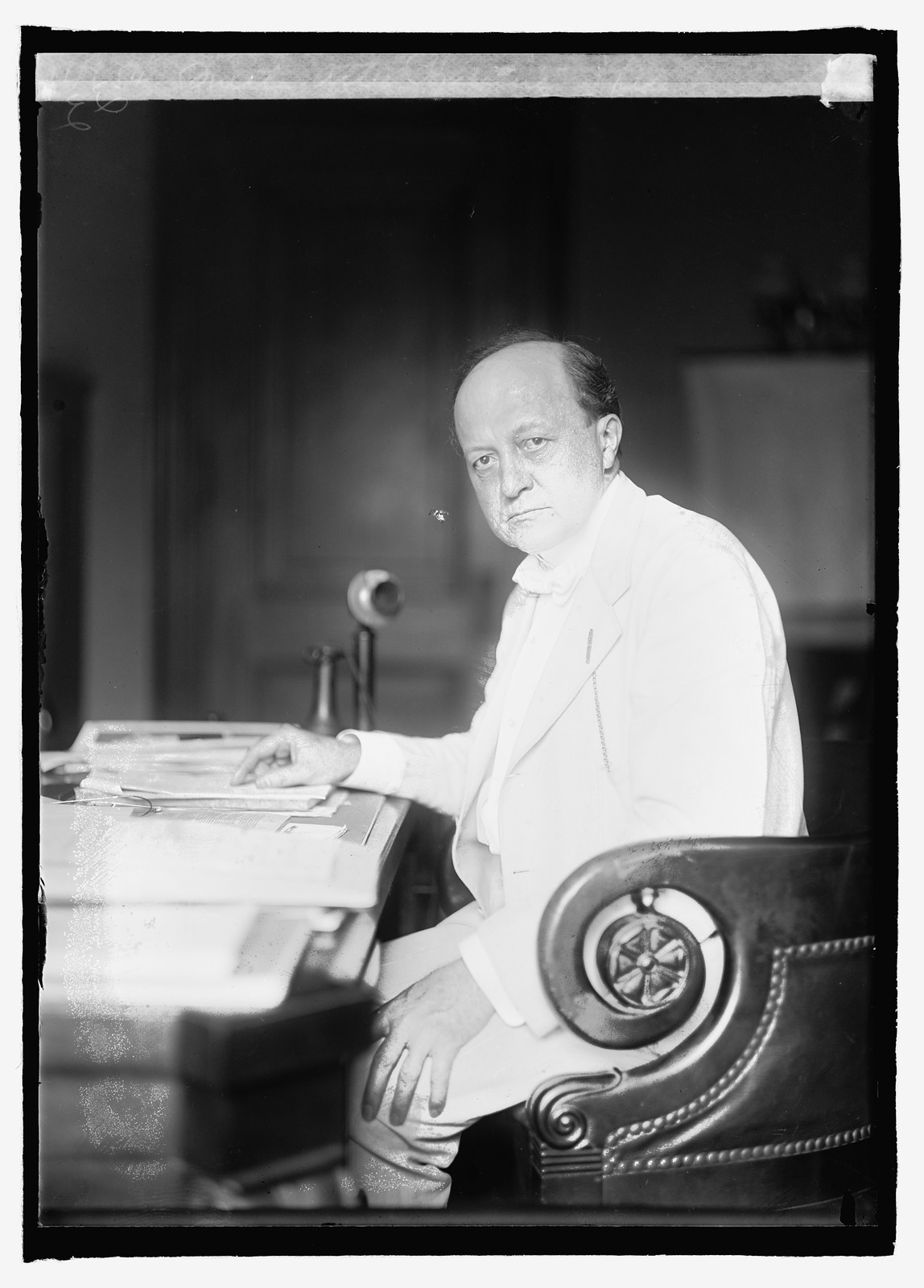 Senator Atlee Pomerene, Ohio, [ca. 1921] — historic photograph