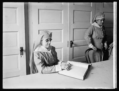 Red Cross Blind Magazine, Adelia M. Hoyte