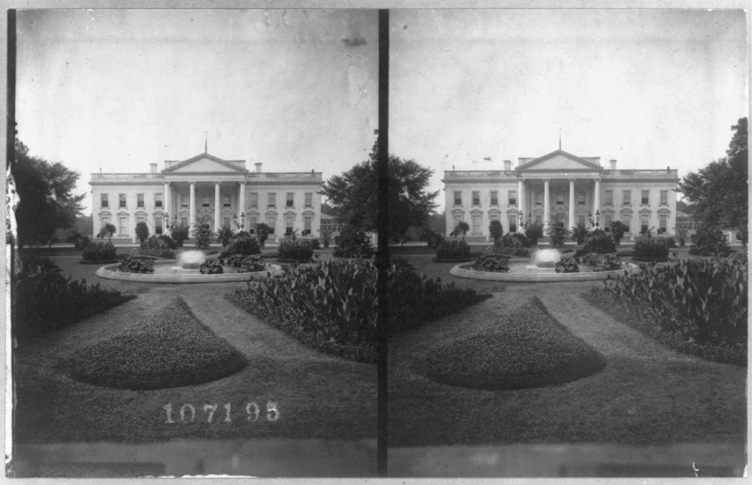 D.C. Washington - White House - Exterior, c1909. — historic photograph