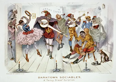 Darktown sociables, a fancy dress" surprise"