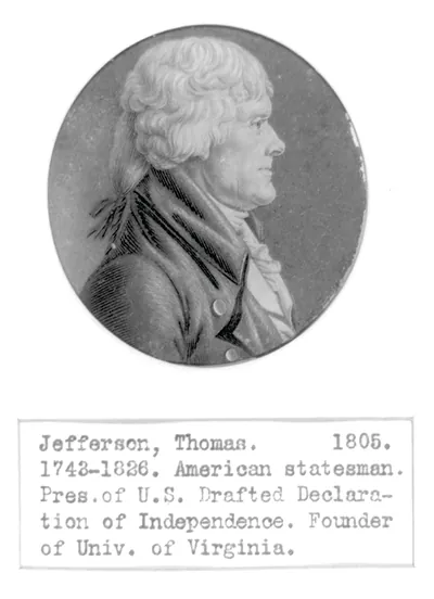 [Thomas Jefferson, head-and-shoulders portrait, facing right]