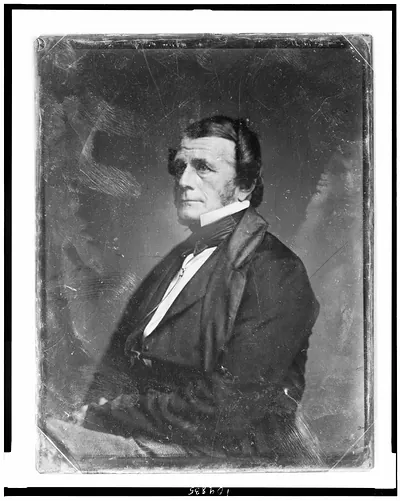 [John P. Morton, half-length portrait, three-quarters to the left]
