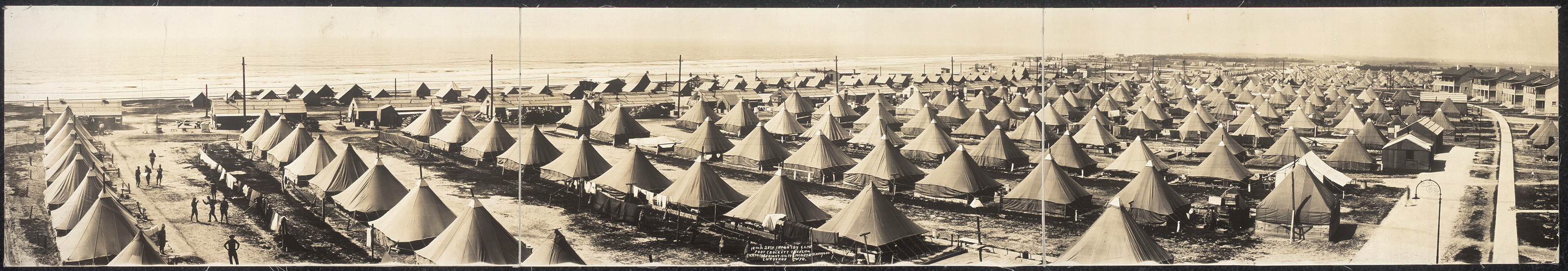 19th 28th Inf Fort Crockett Galveston, Texas, 1914, 1914 — historic image