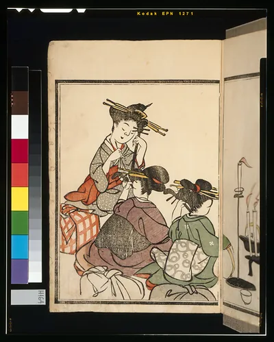 [Geishas giving a concert]