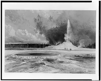 The Castle Geyser, Upper Geyser Basin, Yellowstone National Park