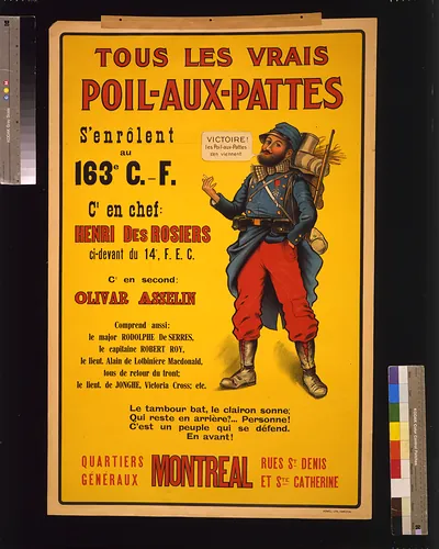 Tous les vrais Poil-aux-Pattes s'enrôlent au 163e C.F.