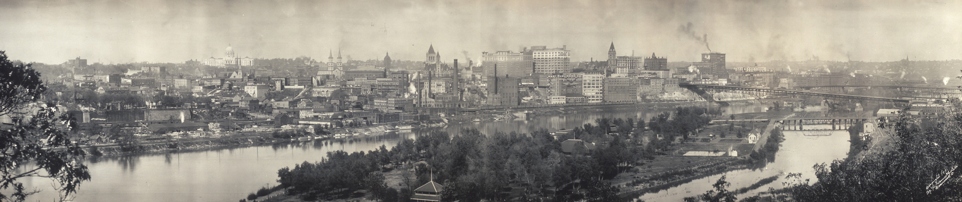 Panoramic view St. Paul, Minnesota, 1911, 1911 — historic image