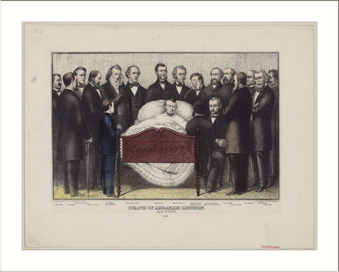 Death of Abraham Lincoln, April 15th, 1865 — historic image
