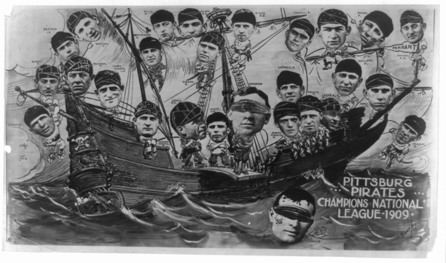 Pittsburg Pirates, champions National League, 1909 / Rudolph '09., c1909 Oct. 8. — historic photograph