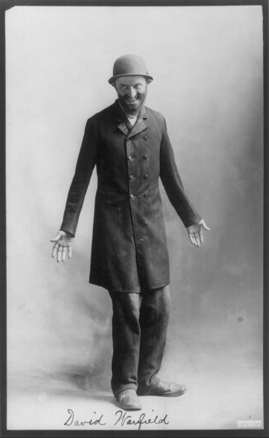 David Warfield, 1866-1951, c1897. — historic photograph