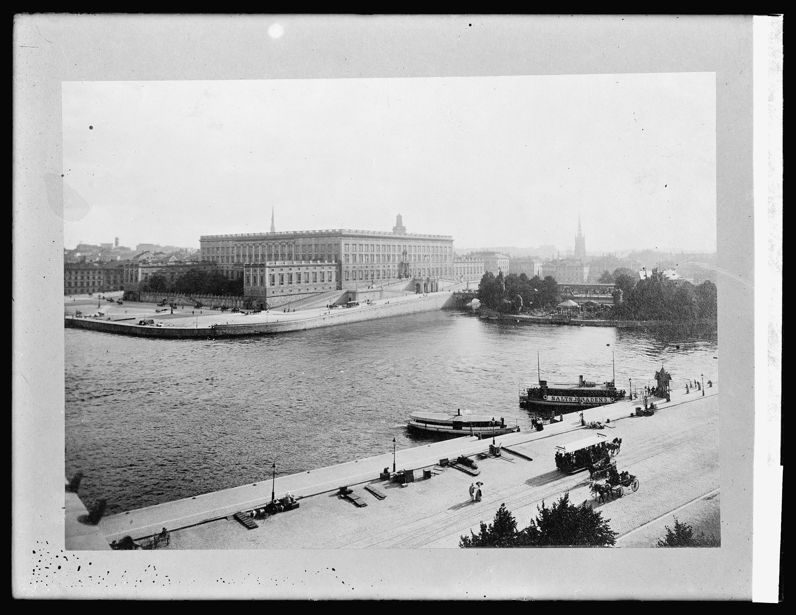 Sweden, Stockholm waterfront, [between 1910 and 1925] — historic photograph