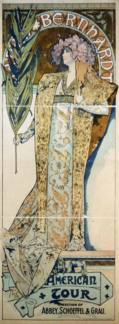 [Sarah] Bernhardt--American tour--Direction of Abbey, Schoeffel & Grau / Mucha.
