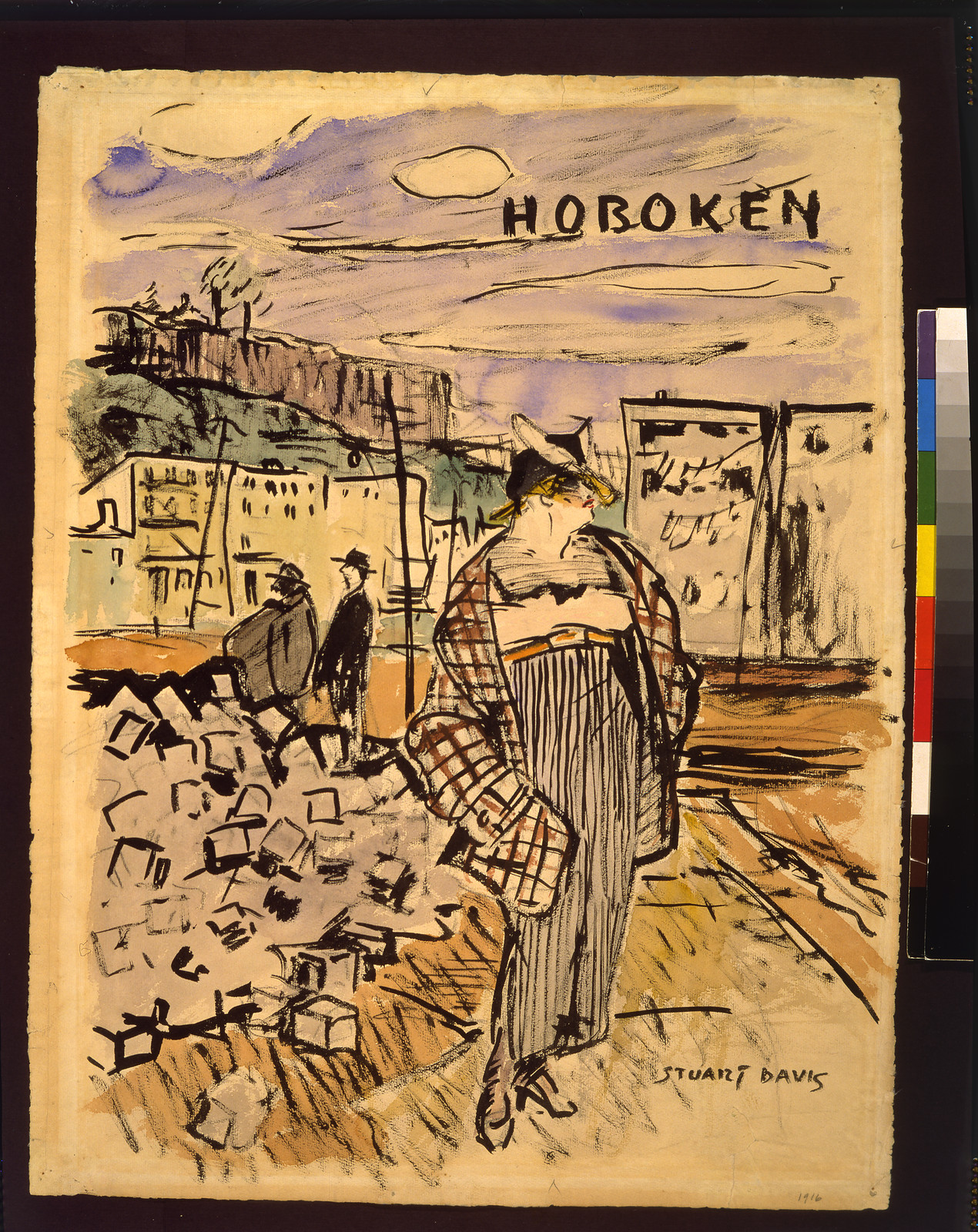 Hoboken / Stuart Davis., [1915] — historic drawing