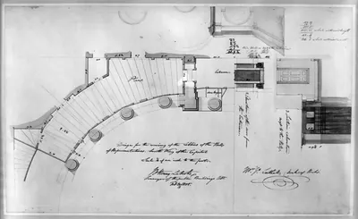 [United States Capitol, Washington, D.C. Wall covering design, Hall of Representatives]