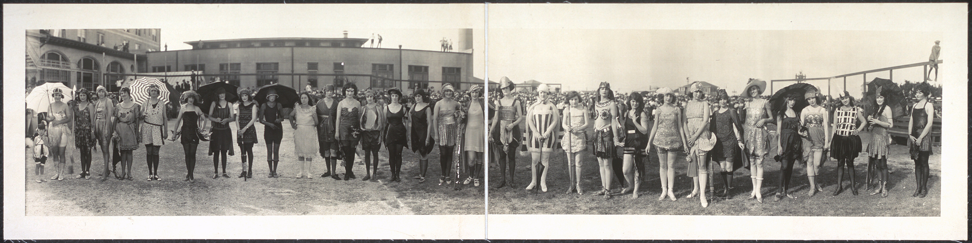 May 1923 Bathing Girl Revue, Galveston, Texas — historic image