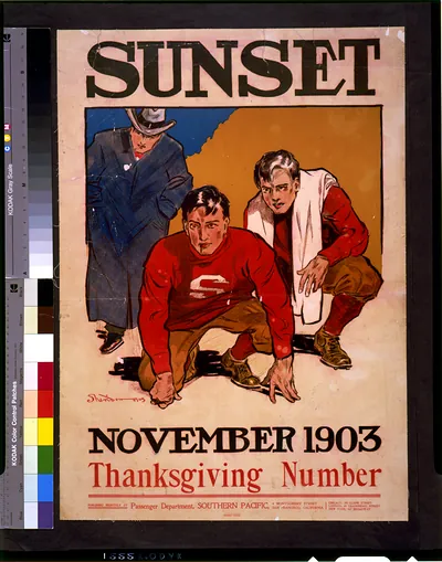 Sunset, November 1903--Thanksgiving number / Sheridan.