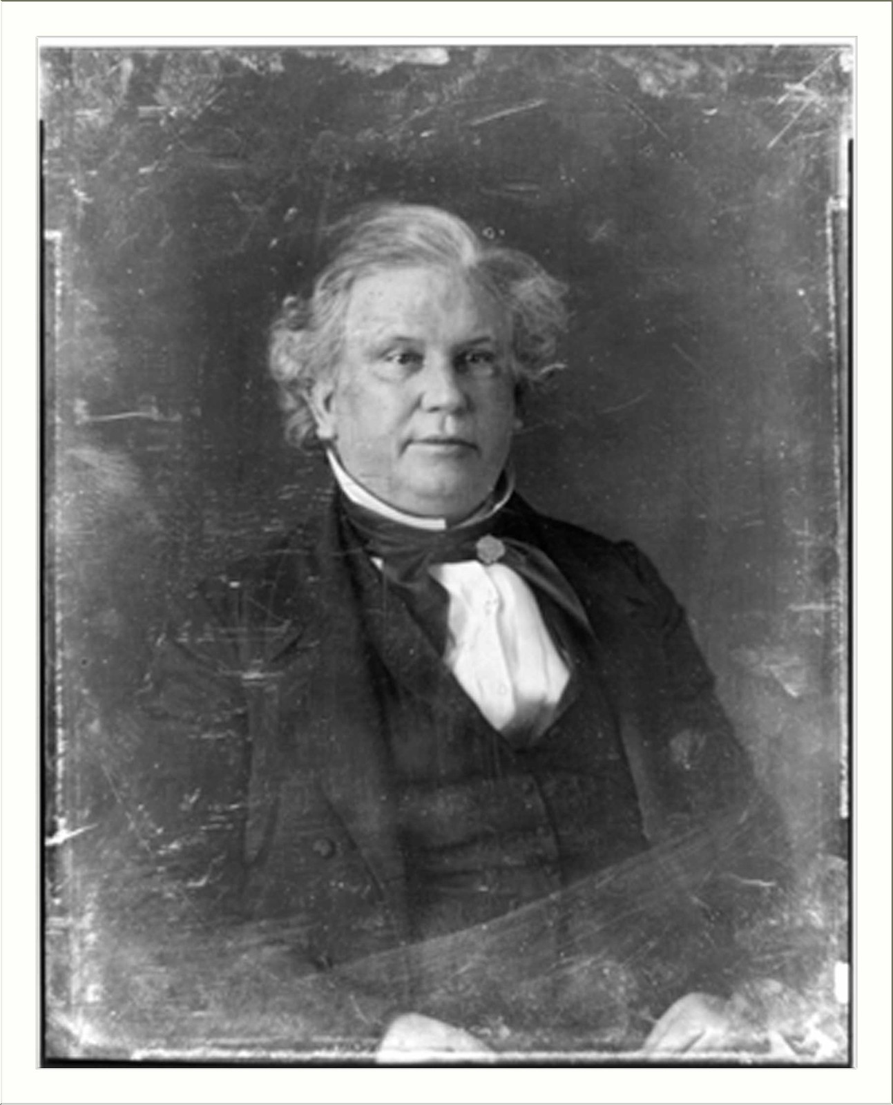 [John Y. Mason, half-length portrait, nearly facing front], [between 1844 and 1860] — historic photograph