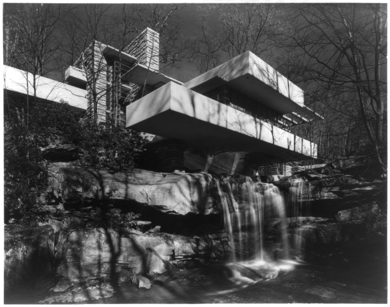 Falling Water" in Bear Run Pa.", SSF - Dwellings [item] [P&P] — historic photograph