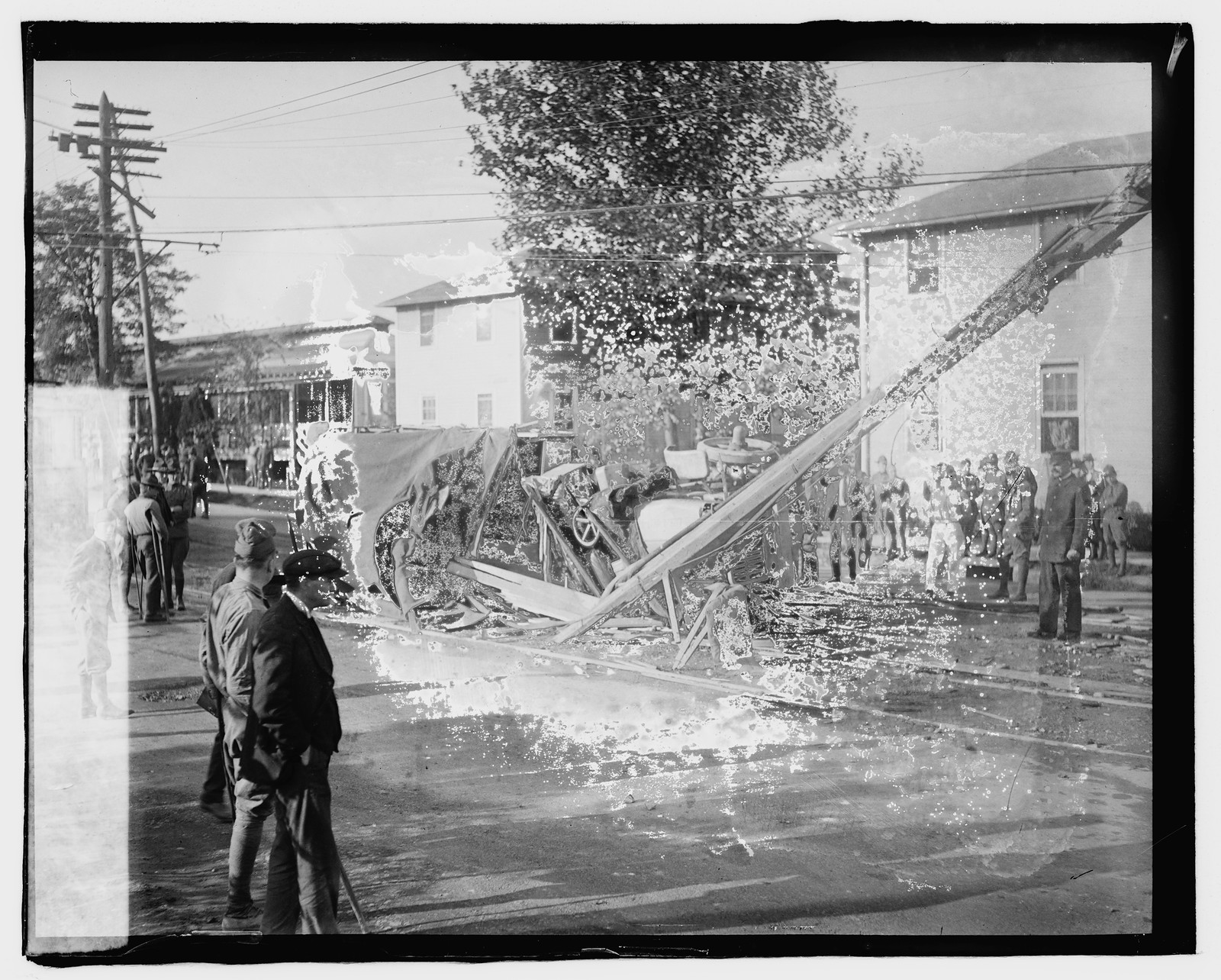 Wreck at Walter Reed, Oct. 13/19, [19]19 October 13. — historic photograph