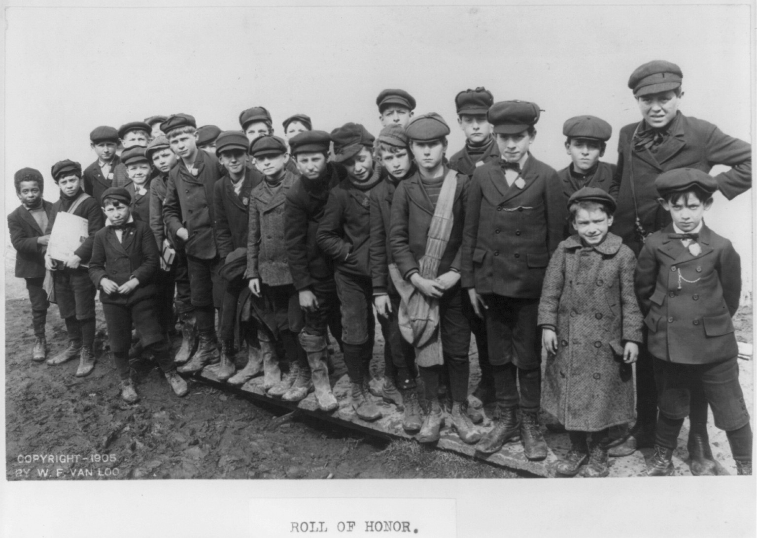 Roll of honor, c1905. — historic photograph