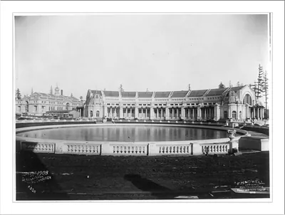 [Alaska-Yukon-Pacific Exposition, Seattle]: Geyser Basin, Agricultural Bldg., and Mines Bldg.