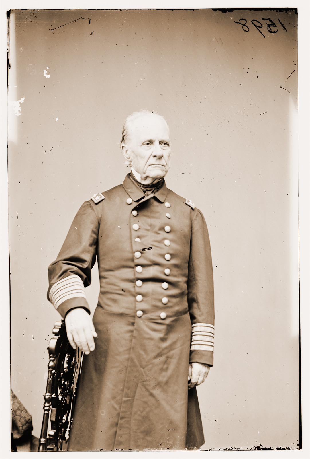 Rear Adm. W.B. Shubrick U.S.N., 1860 — historic photograph