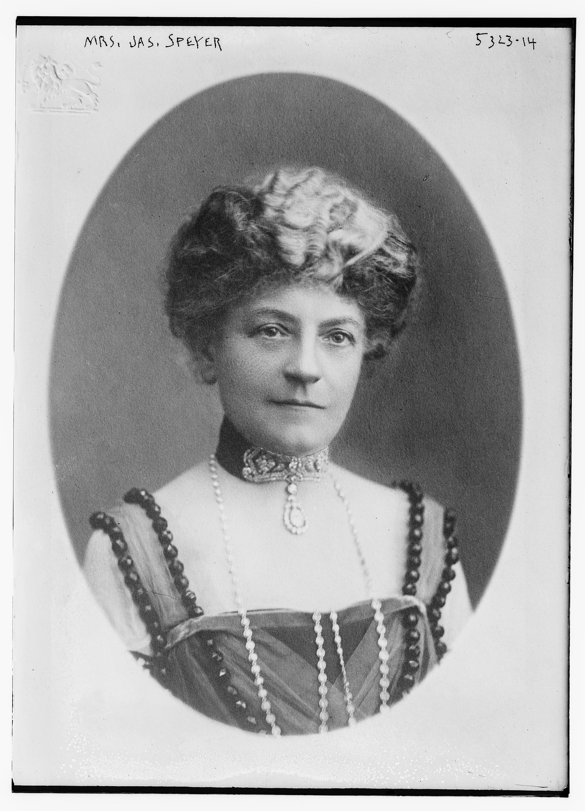 Mrs. Jas. Speyer, n/a — historic photograph