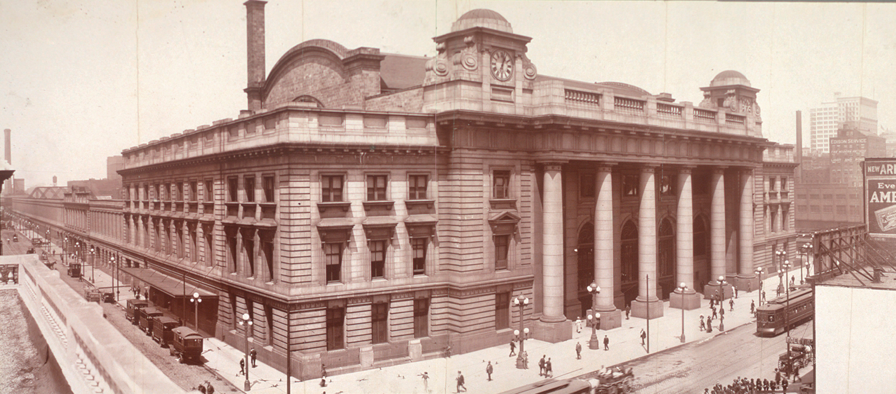IL Chicago Northwestern Rail Term 1912 PHOTO, 1912 — historic image