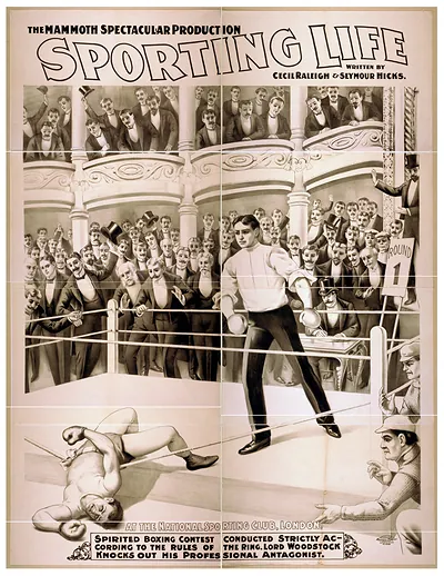 The mammoth spectacular production Sporting life written by Cecil Raleigh & Seymour Hicks.