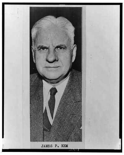 [James P. Kem, head-and-shoulders portrait, facing front]