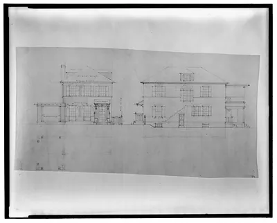 Antique City View - Washington DC - Row houses (six houses) (1)