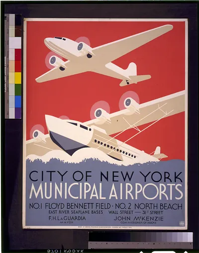 City of New York municipal airports No. 1 Floyd Bennett Field - No. 2 North Beach.