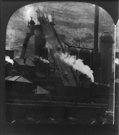 Plant of the blast furnace Puttsburg [i.e. Pittsburgh] Pa.