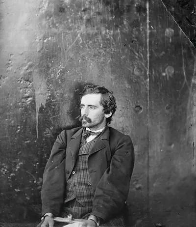 Michael O'Laughlin, Washington Navy Yard, D.C., A Conspirator, Manacled