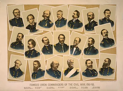 Famous Union commanders of the Civil War, 1861-'65