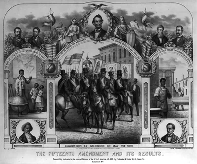 The Fifteenth Amendment and its results / drawn by G.F. Kahl.