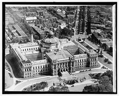 [Aerial view of Library of Congress, Washington, D.C.]