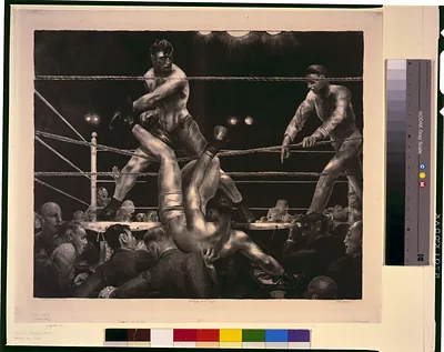 Dempsey and Firpo / Bolton Brown imp. ; Geo. Bellows.
