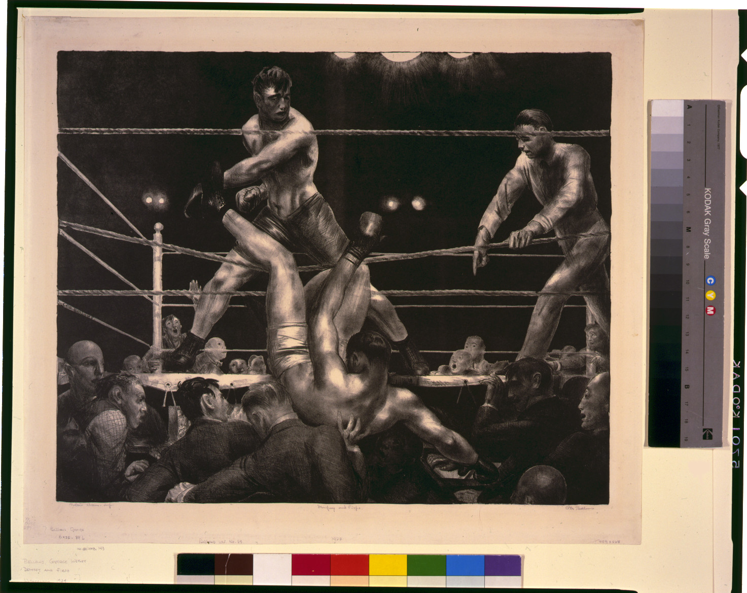 Dempsey and Firpo / Bolton Brown imp. ; Geo. Bellows., [1923 or 1924] — antique lithograph